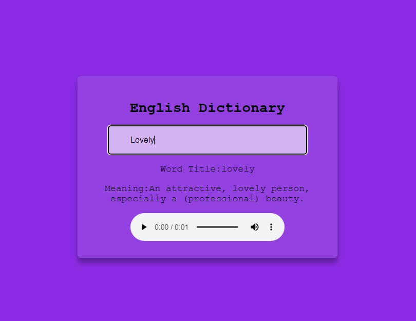 Dictionary image